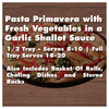 Pasta Primavera with Fresh Vegetables in a Garlic Shallot Sauce