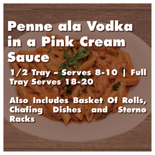 Penne ala Vodka in a Pink Cream Sauce